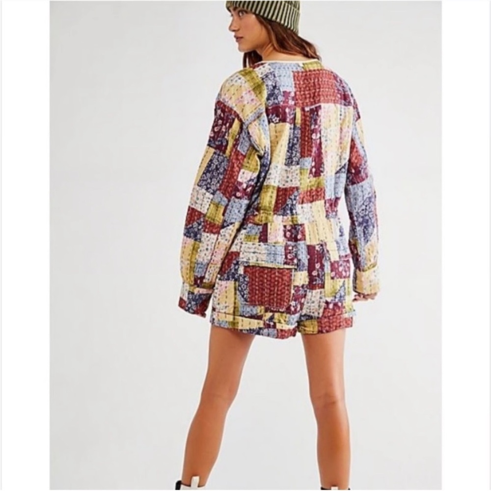 Free People Small Roads Forever Patchwork Quilt S… - image 7